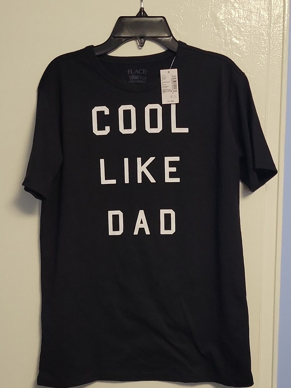COOL LIKE DAD Black Graphic Tee
